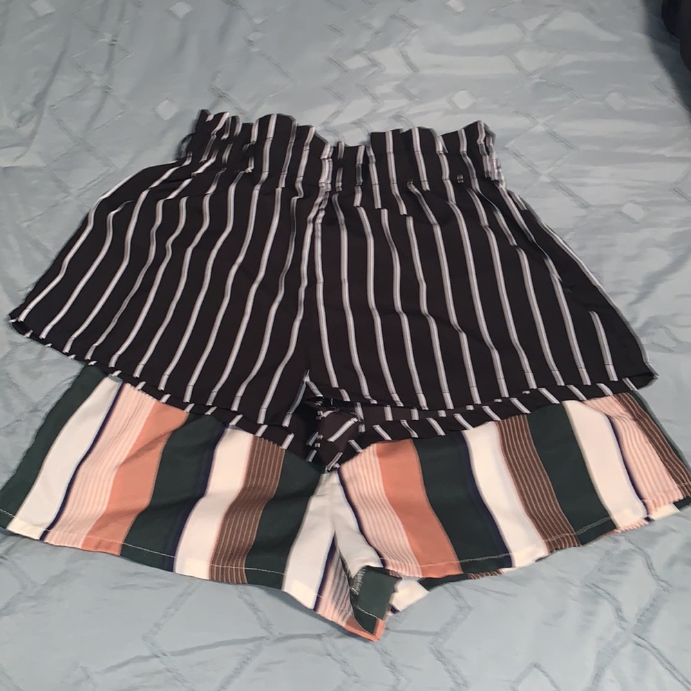 2 pairs high waisted shorts ✨